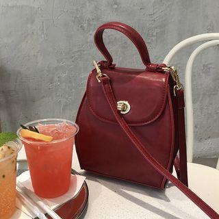 Flap Crossbody Bag Retro Red - One Size