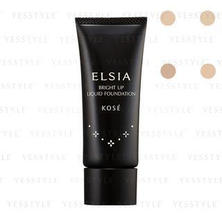 Kose - Elsia Bright Up Liquid Foundation Spf 30 Pa++ - 4 Types