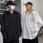 Eyelet-accent Shirt