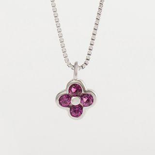 925 Sterling Silver Clover Necklace 925 Silver - One Size