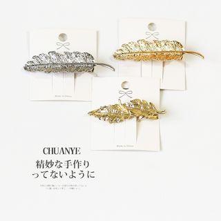 Alloy Leaf Hair Clip / Hair Tie