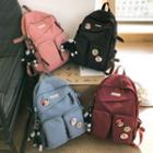 Pocket Detail Backpack / Bag Charm / Set