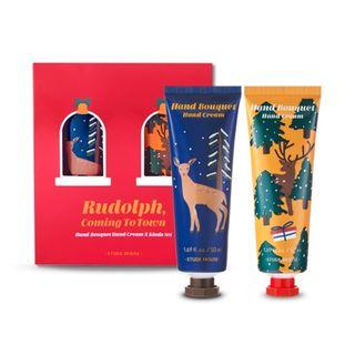 Etude House - Hand Bouquet Hand Cream Set Rudolph Holiday Edition 2 Pcs