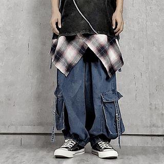 Plaid Decoration Shirt