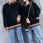 Couple Matching Hooded Sweater / Straight-cut Jeans