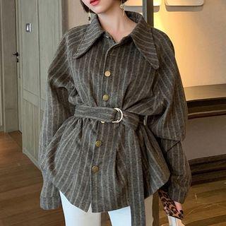 Stripe Button Jacket