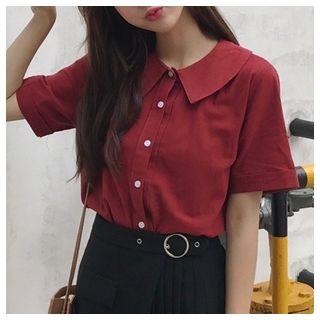 Collared Short-sleeve Shirt