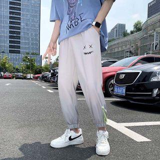 Print Gradient Jogger Pants