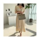 Knitted Maxi Swing Dress