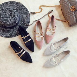 Pointed Strap Flats