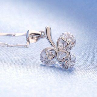 Rhinestone-clover Pendant