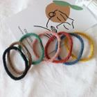Plain Hair Tie 3 Pcs - Random Colors - One Size