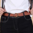Faux Leather Belt (various Designs)