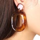 Oversize Acrylic Hoop Earring