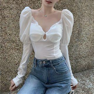 Long-sleeve Pain Top