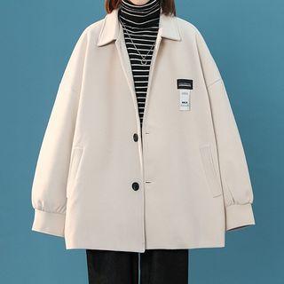 Applique Single-breasted Jacket