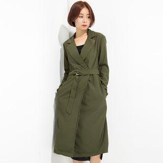 Chiffon Buttoned Coat