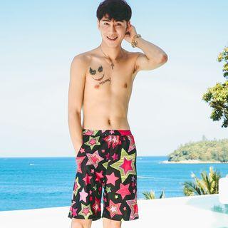 Star Print Swim Shorts