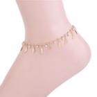 Alloy Feather Anklet