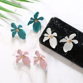 Alloy Irregular Flower Earring