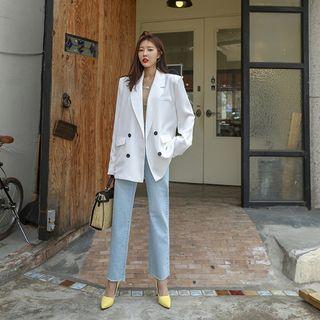 Double-breasted Boyfriend Blazer