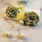 Floral Headpiece 1 Pc - I31 - Green - One Size