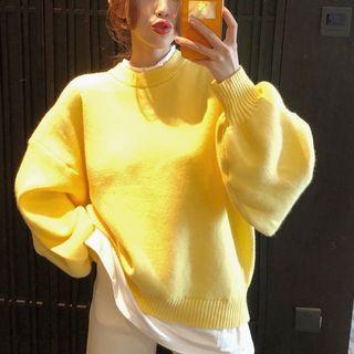 Plain Knit Top / Pants