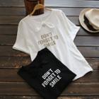 Bow-accent Lettering Top