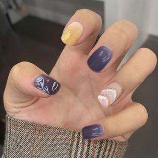 Bleed Faux Nail Patch As Shown In Figure - One Size