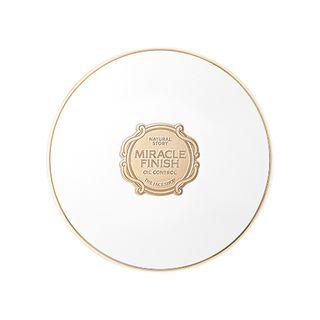 The Face Shop - Oil Control Water Cushion Spf50+ Pa+++ (#v201 Apricot Beige) 15g 15g
