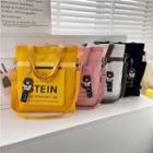 Lettering Crossbody Tote Bag (without Charm)