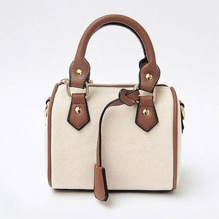Canvas Mini Boston Bag