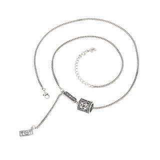Pendant Sterling Silver Necklace 021l - Silver - One Size
