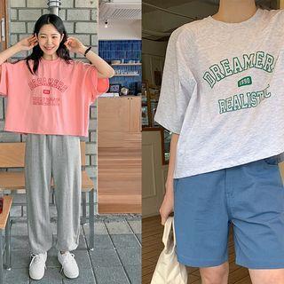Dreamers Letter Raglan T-shirt