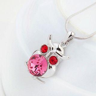Swarovski Elements Owl Necklace