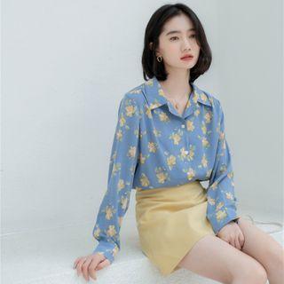 Floral Shirt Floral - Blue - One Size