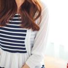 V-neck 3/4-sleeve Cardigan