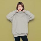 Turtle-neck Fleece-lined Pullover
