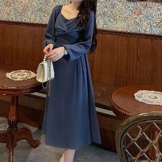Plain Off Shoulder Maxi Skirt