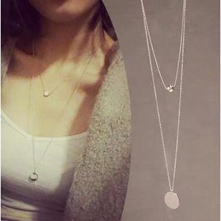 Disc Layer Necklace