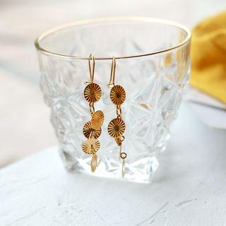 Metal Disc Dangle / Drop Earring (various Designs)