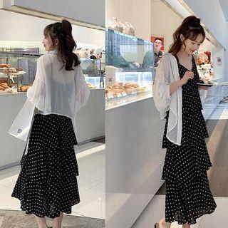 Front-tie Light Jacket White - One Size