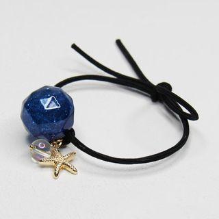 Resin Bead Starfish Hair Tie