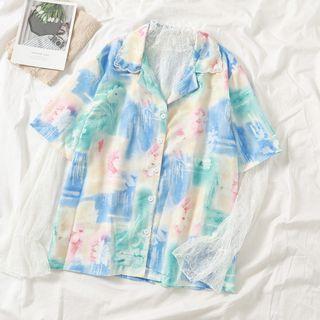 Long-sleeve Lace Top / Short-sleeve Shirt