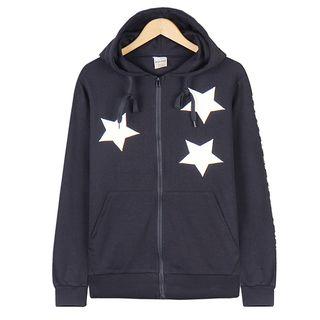 Star Printed Hoodie