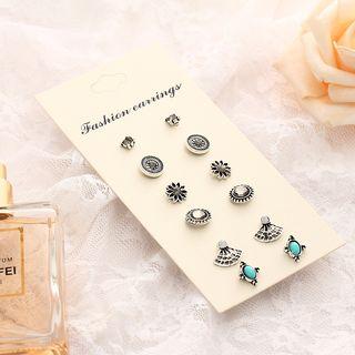 Jeweled Studs Set