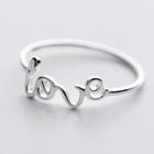Love Letter Sterling Silver Ring