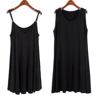 Spaghetti Strap A-line Dress / Tank Dress