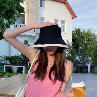 Double-sided Wide Trim Bucket Hat