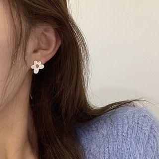Flower Silver Earring